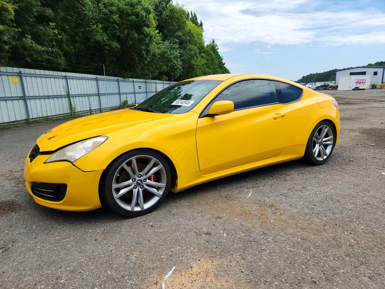 2012 Hyundai Genesis Coupe Track, VIN KMHHU6KH1CU076123 — Water / flood