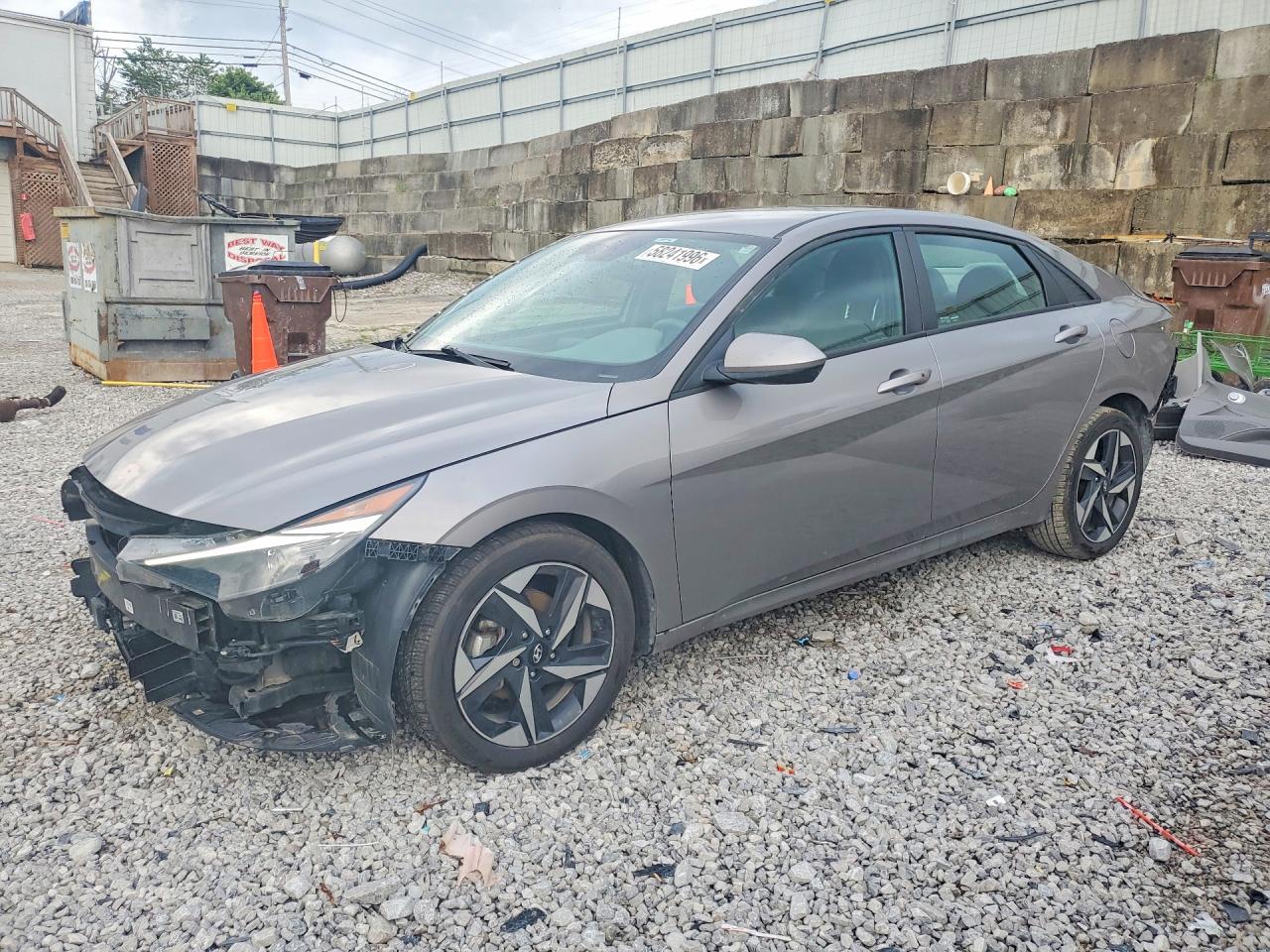 2023 Hyundai Elantra SEL, VIN KMHLS4AG4PU494582 — Rear end