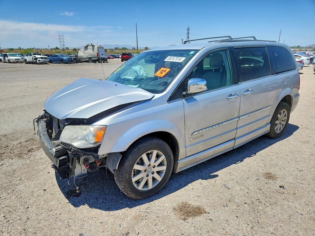 2012 Chrysler Town & Country Touring L, VIN 2C4RC1CG6CR327221 — Front end