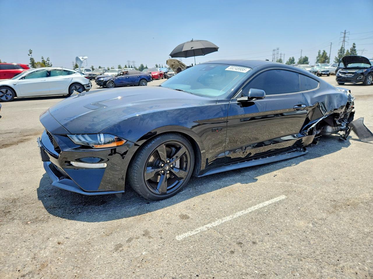 2023 Ford Mustang GT, VIN 1FA6P8CF7P5300710 — Rear end