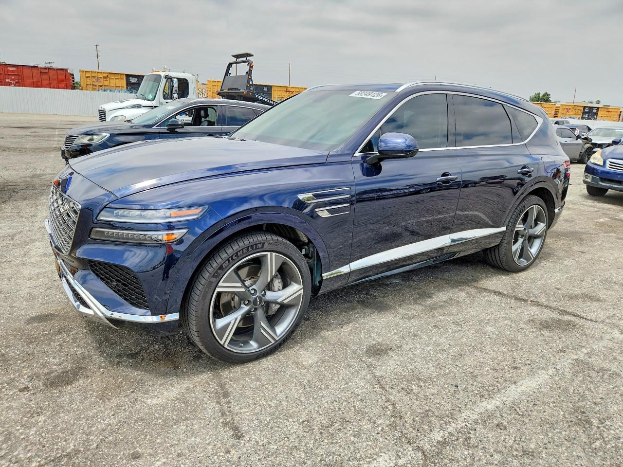 2025 Genesis GV80 Prestige, VIN KMUHEESCXSU254221 — Front end