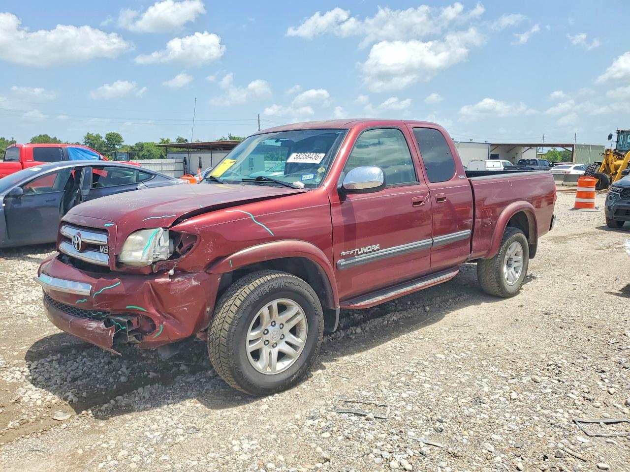 2006 Toyota Tundra SR5, VIN 5TBBT44136S475666 — Front end