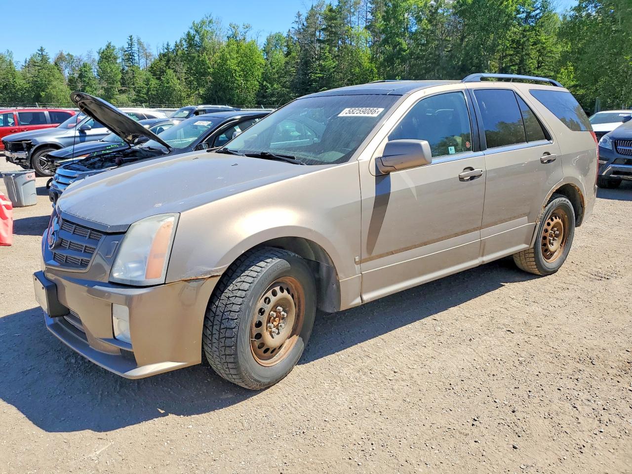 2007 Cadillac SRX, VIN 1GYEE637170173453 — Мелкие вмятины и царапины