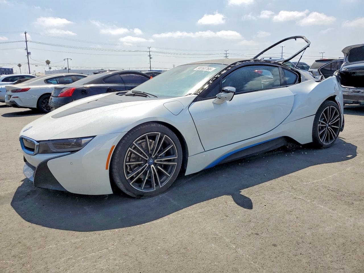 2019 BMW i8, VIN WBY2Z4C53K7D08434 — Rear end