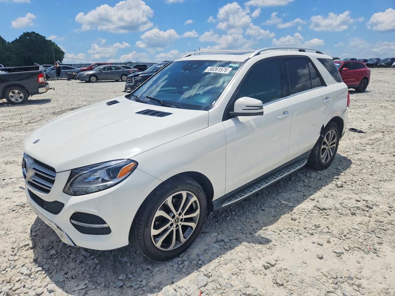 2018 Mercedes-Benz GLE 350, VIN 4JGDA5JB4JB080755 — Rear end