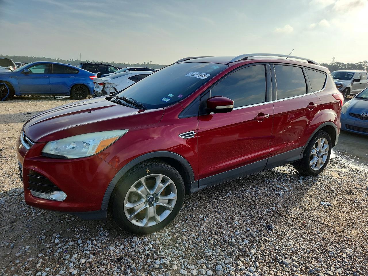 2016 Ford Escape Titanium, VIN 1FMCU0J90GUB82134 — Interior fire