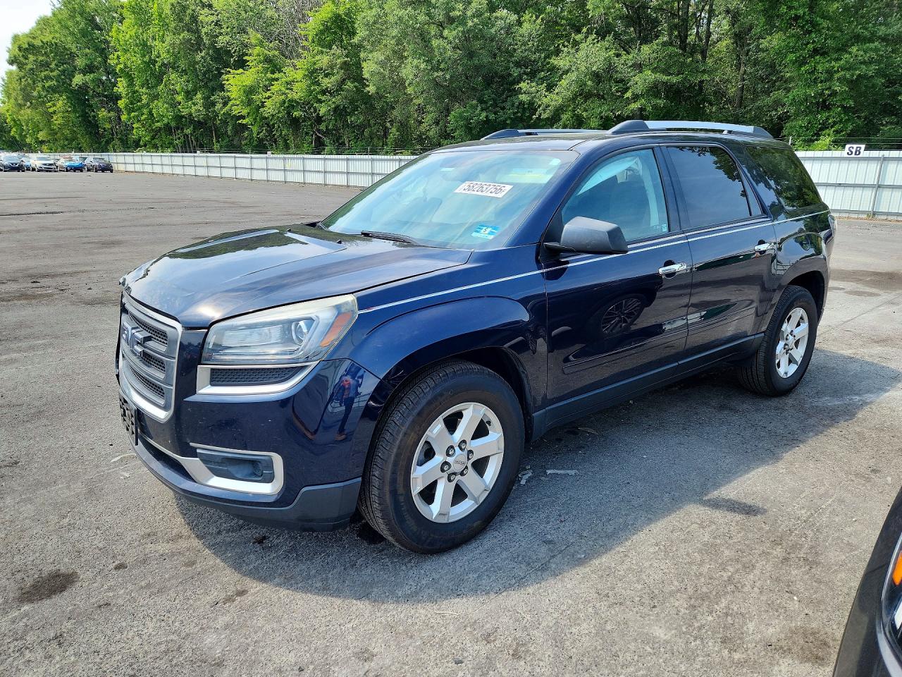 2016 GMC Acadia SLE, VIN 1GKKVPKD6GJ327966 — Front end