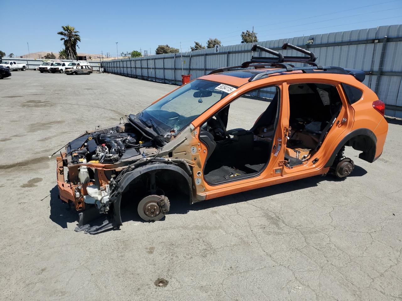 2013 Subaru Crosstrek Premium, VIN JF2GPAVC8DH837641 — Vandalism