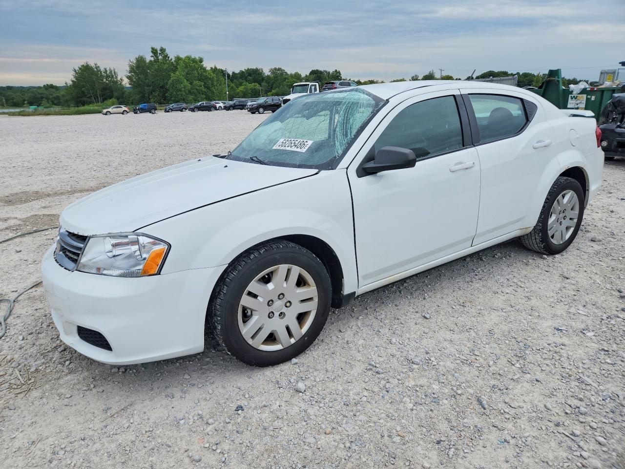 2012 Dodge Avenger SE, VIN 1C3CDZAB5CN132933 — Side
