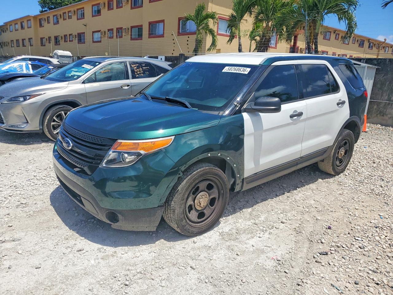 2013 Ford Police Interceptor Utility, VIN 1FM5K8AR6DGA51474 — Minor dents and scratches