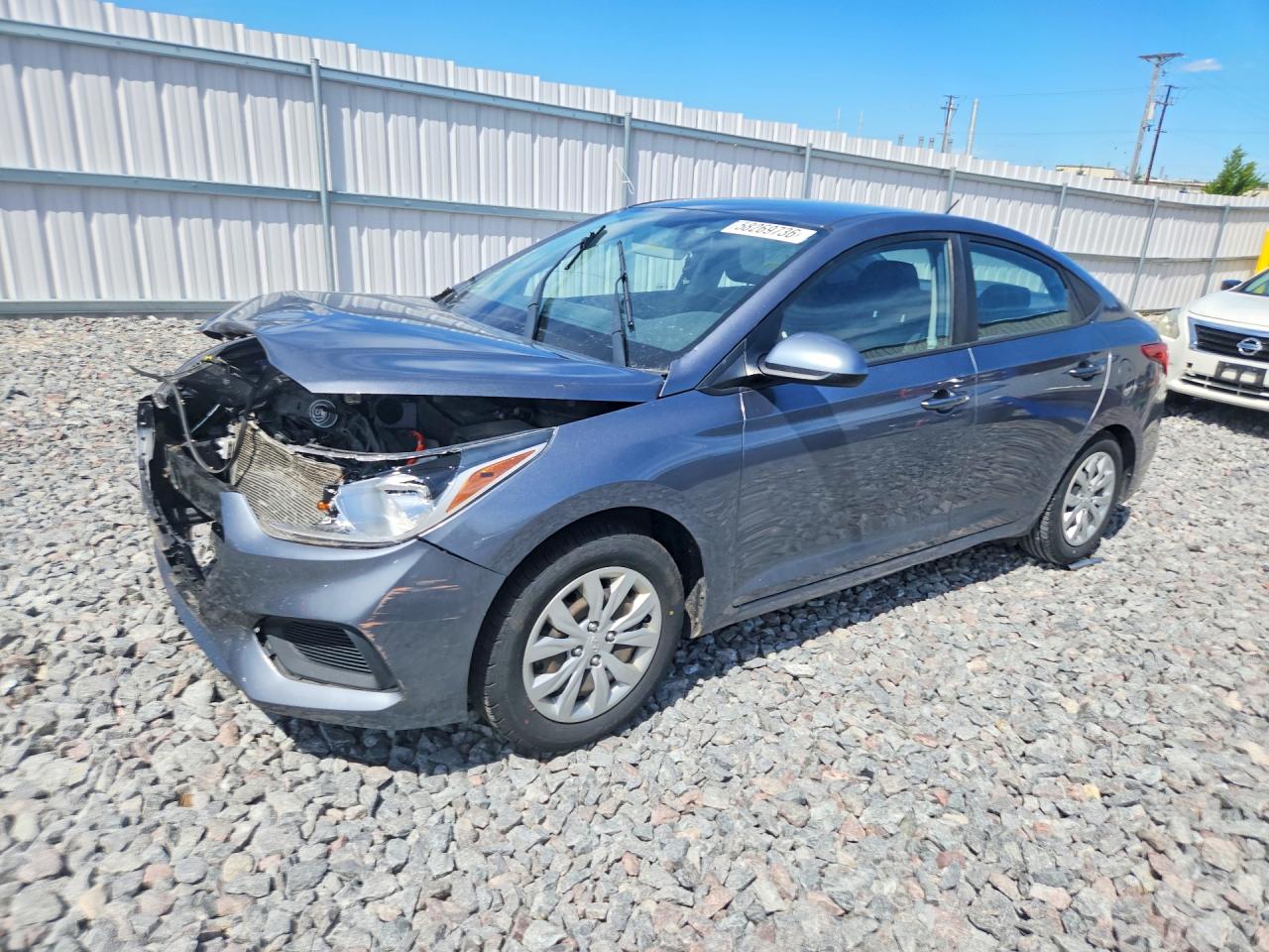 2019 Hyundai Accent SE, VIN 3KPC24A31KE065053 — Front end