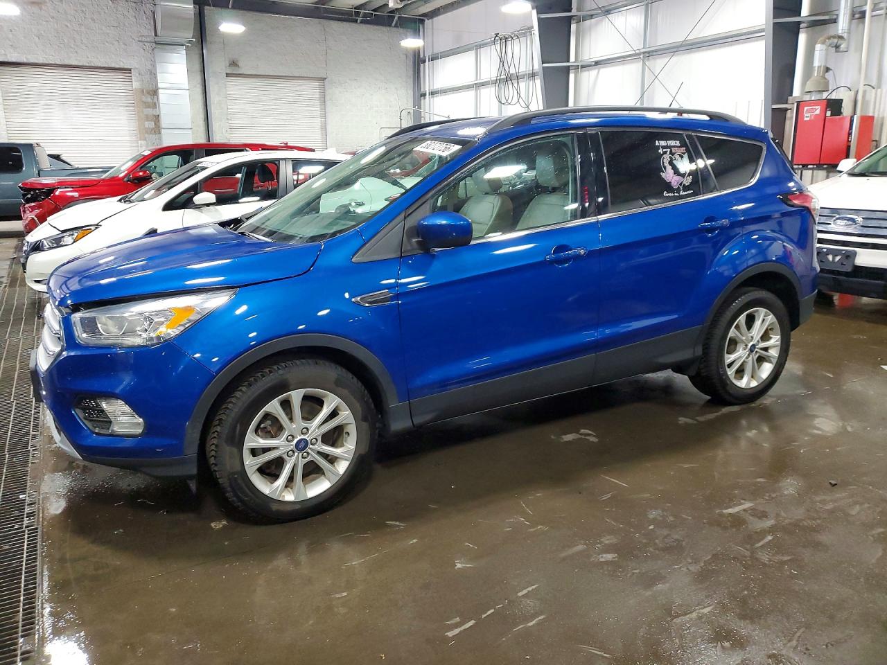 2018 Ford Escape SEL, VIN 1FMCU9HD6JUD62093 — Front end