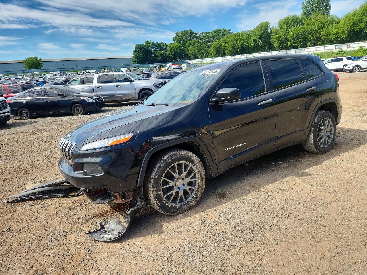 2015 Jeep Cherokee Sport, VIN 1C4PJLAS3FW539148 — Перед