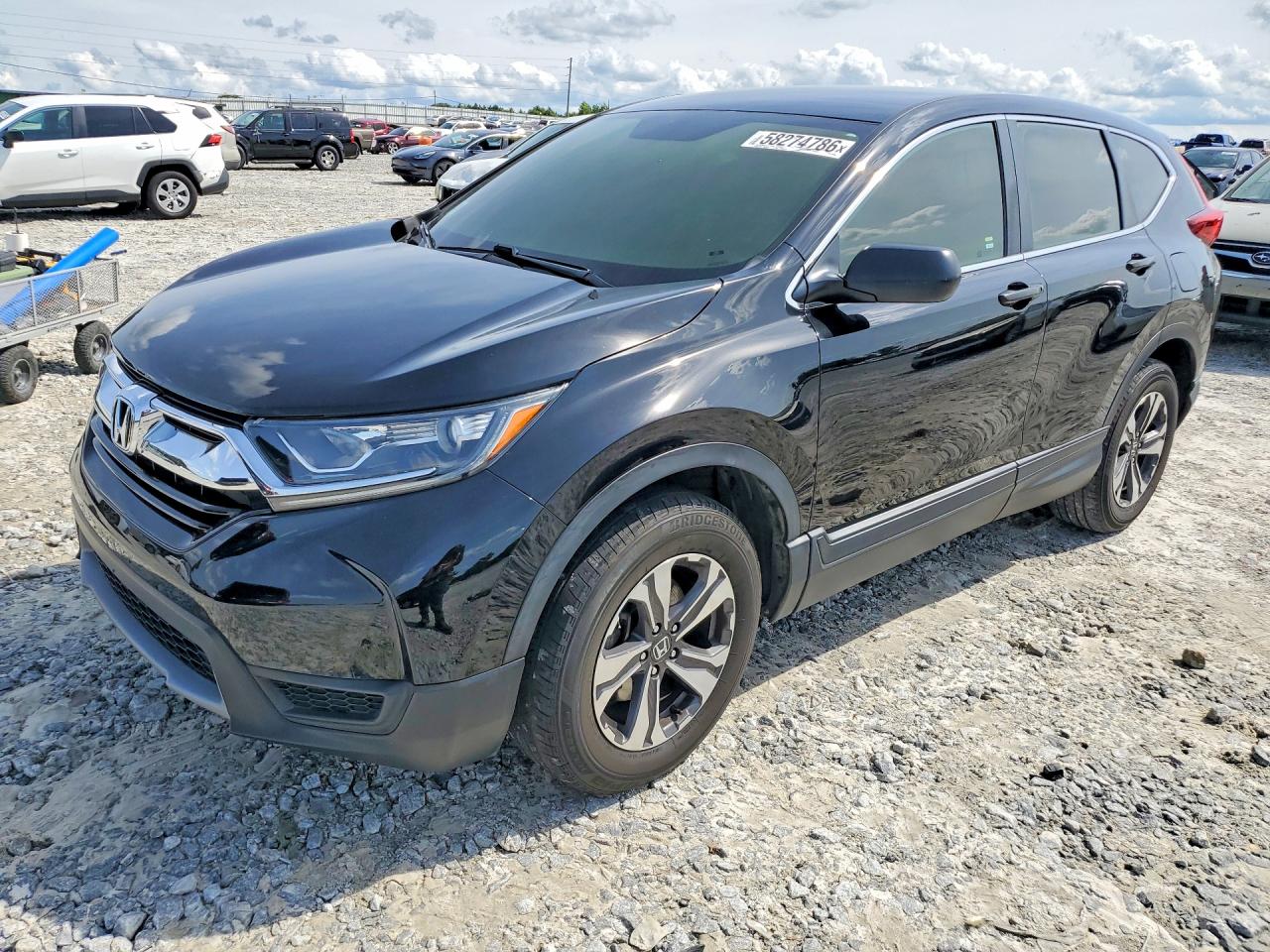 2018 Honda CR-V LX, VIN 2HKRW6H30JH202333 — Пожар в салоне
