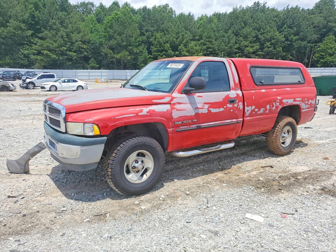 2000 Dodge 1500, VIN 1B7HF16Z4YS584805 — Перед
