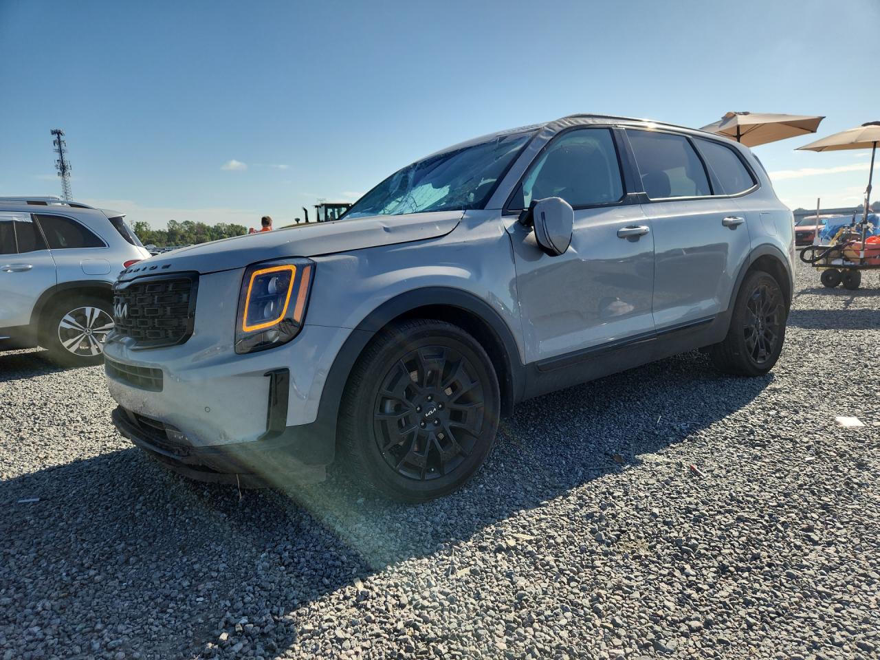2022 Kia Telluride SX, VIN 5XYP5DHCXNG313533 — Опрокидывание
