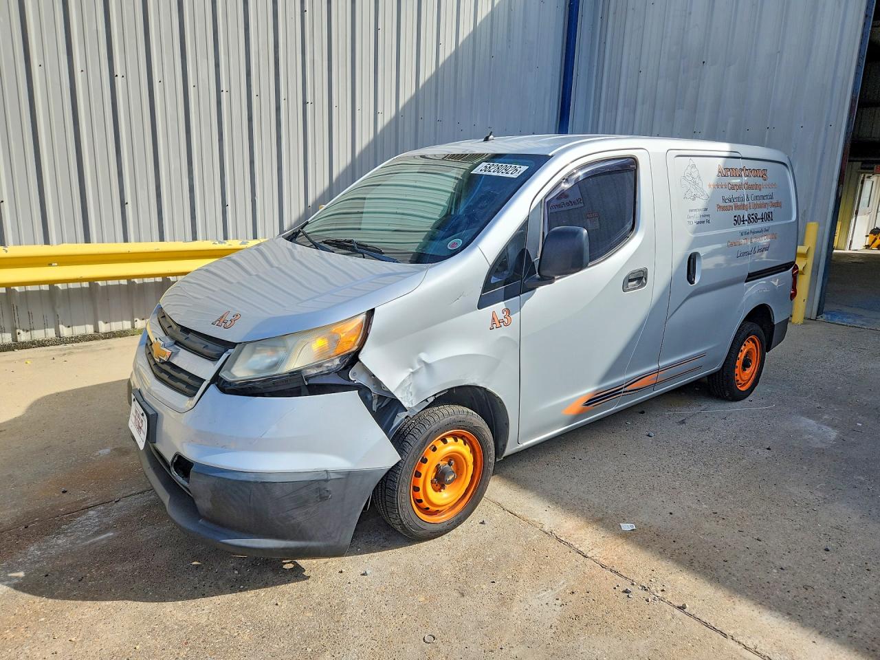 2015 Chevrolet City Express Cargo LS, VIN 3N63M0YN3FK709599 — Front end