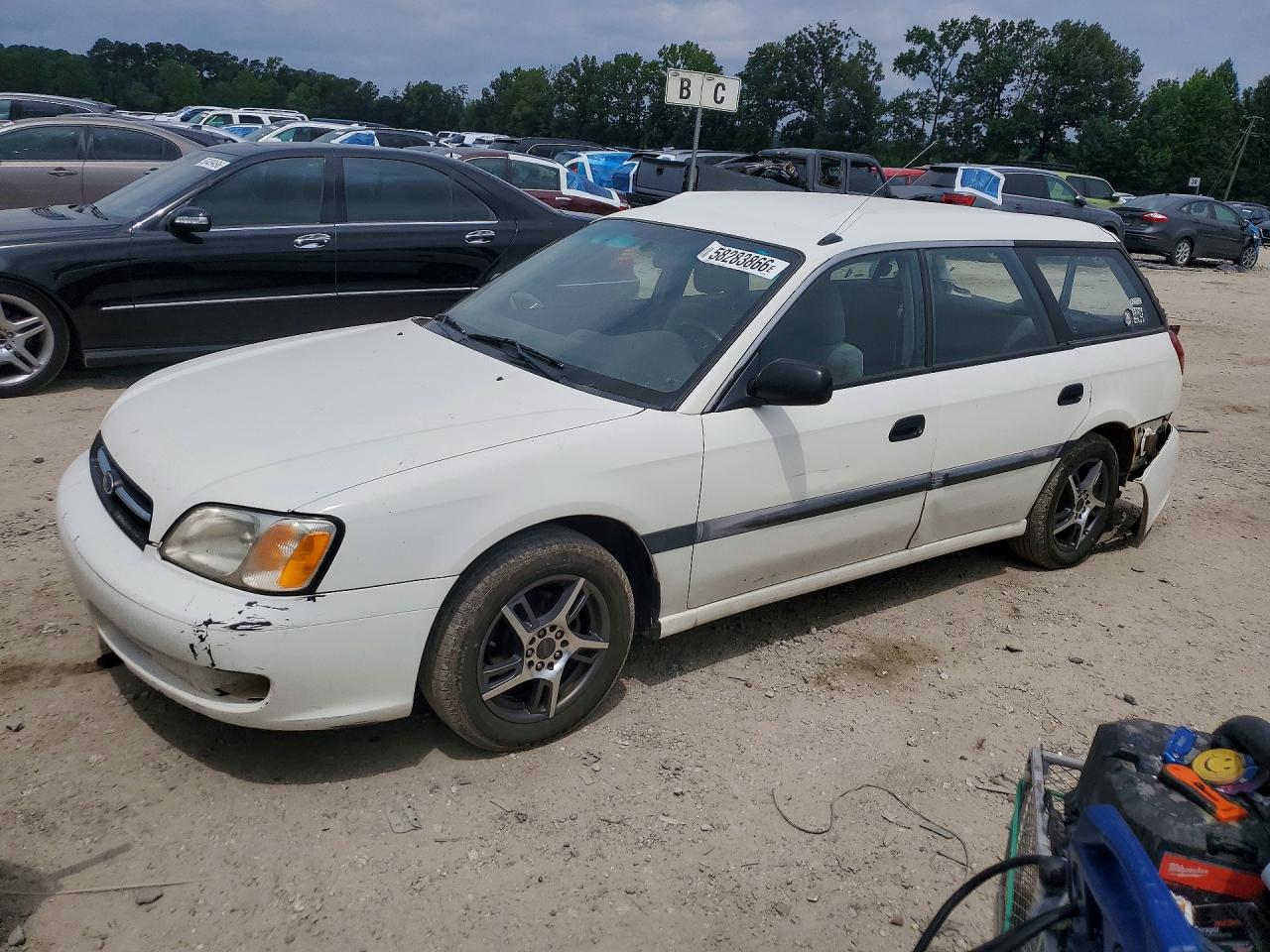 2000 Subaru Legacy L, VIN 4S3BH6252Y7312840 — Зад