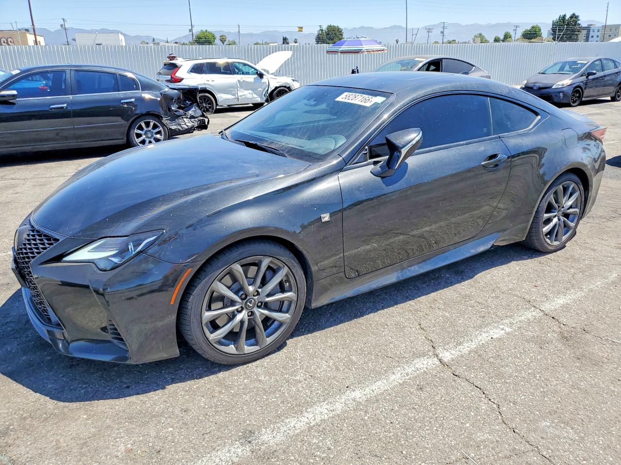 2022 Lexus RC 300 F Sport, VIN JTHGA5BC5N5012220 — Днище