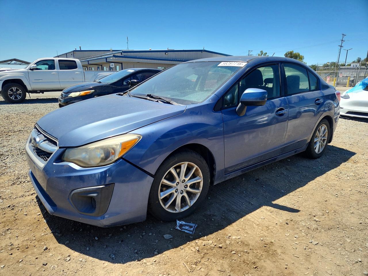 2013 Subaru Impreza Premium, VIN JF1GJAC65DH014474 — Front end