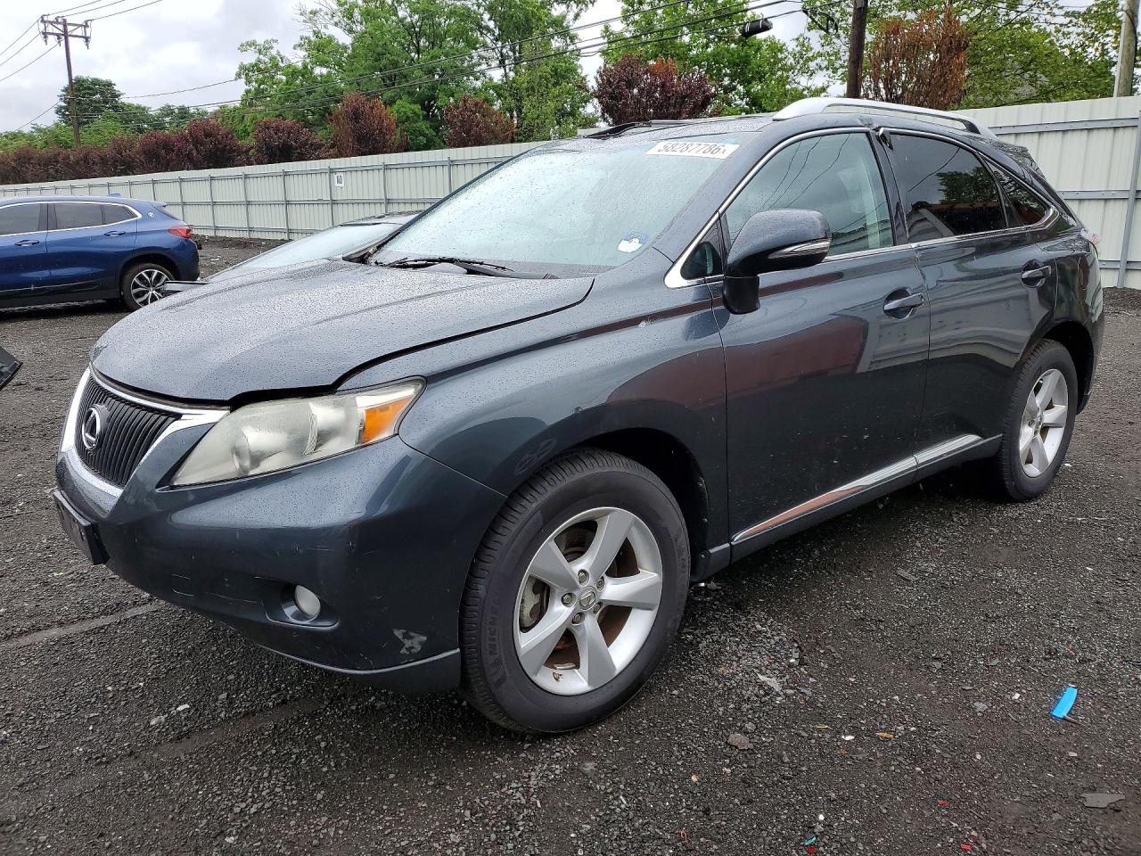 2011 Lexus RX 350, VIN 2T2BK1BA8BC093045 — Roof