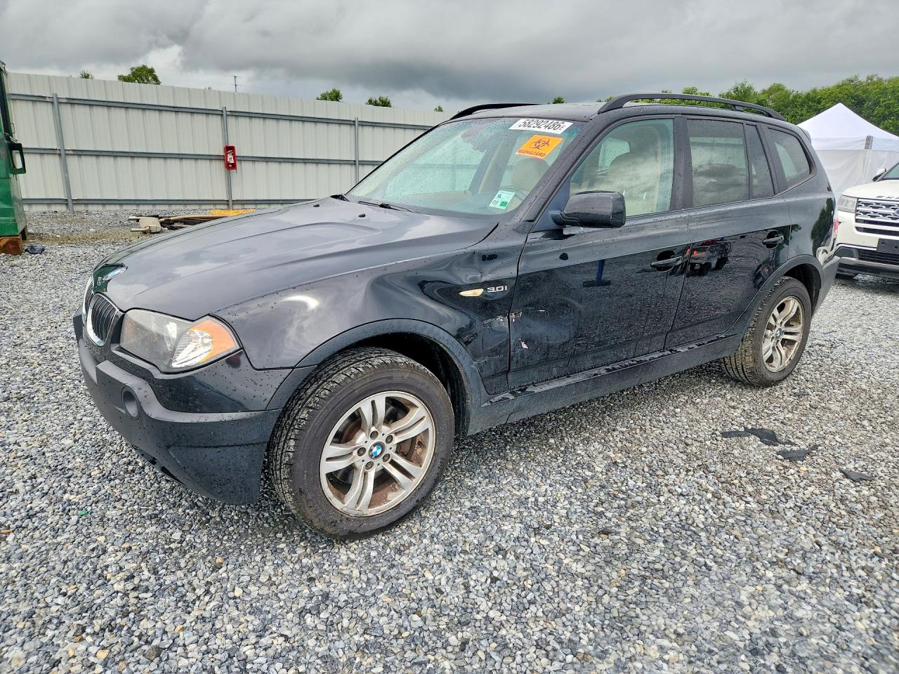 2005 BMW X3 3.0i, VIN WBXPA93465WD14549 — Side