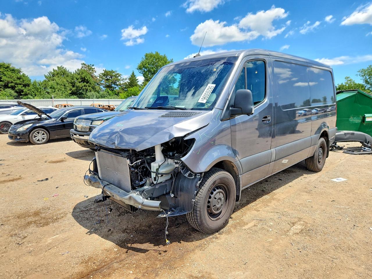 2025 Mercedes-Benz Sprinter Cargo, VIN W1Y4KBHY7ST223912 — Front end