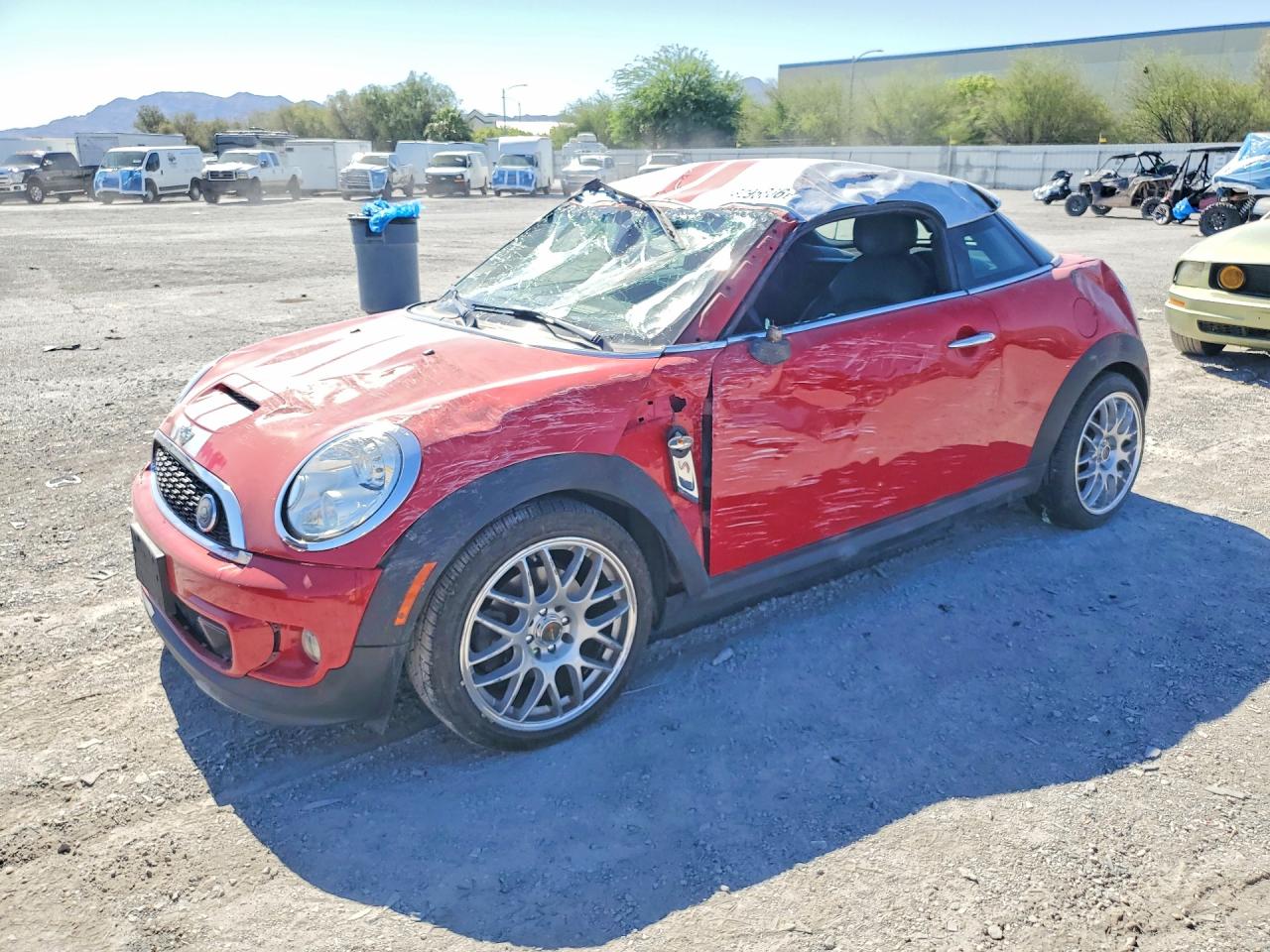 2012 MINI Coupe S, VIN WMWSX3C5XCT154678 — Rollover