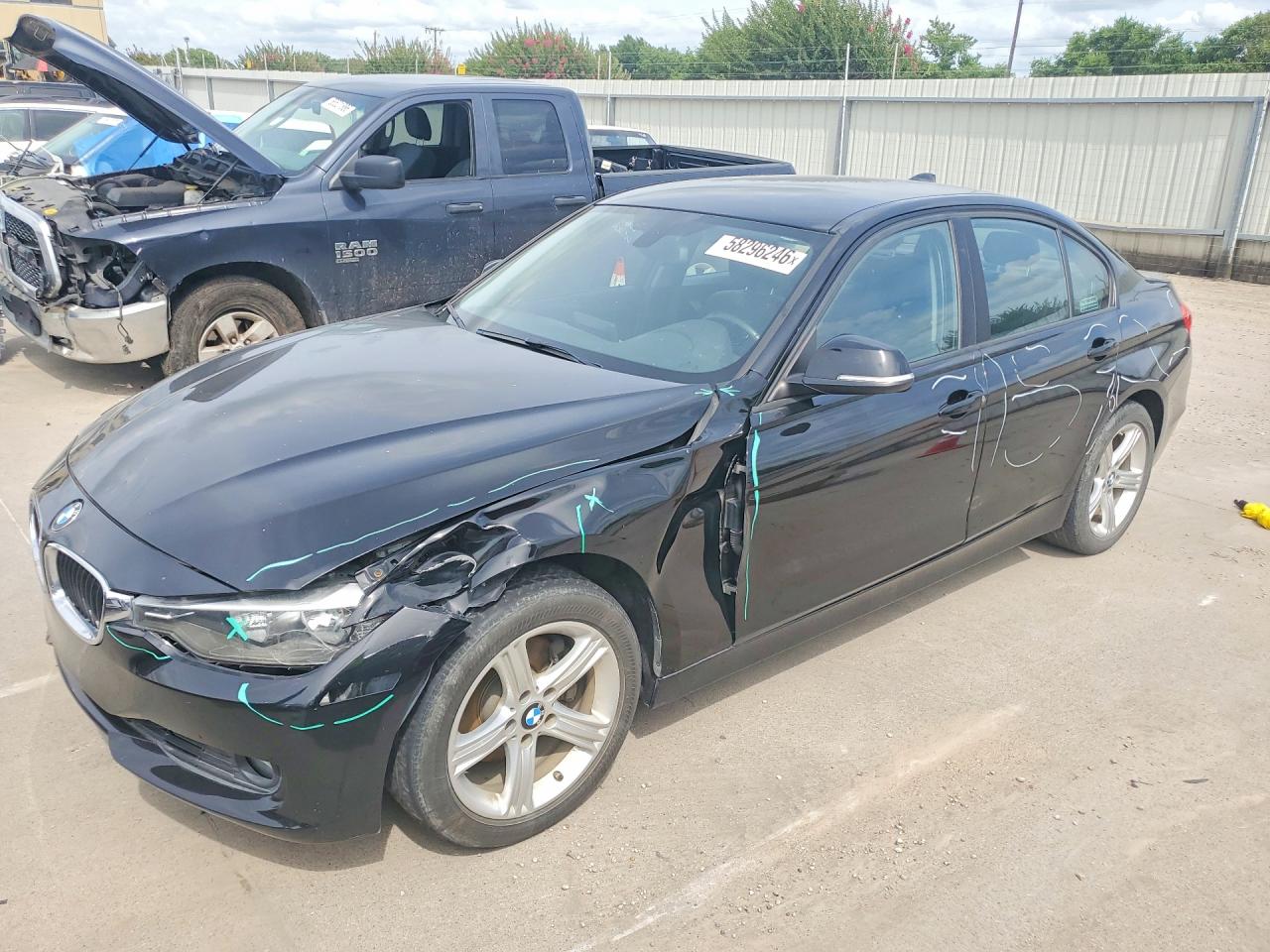 2015 BMW 3 Series 328i, VIN WBA3A5G5XFNS83718 — Front end