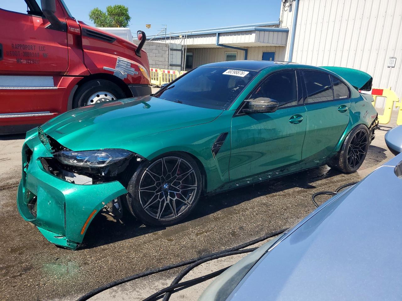 2024 BMW M3 Competition, VIN WBS33AY00RFT18587 — Rear end
