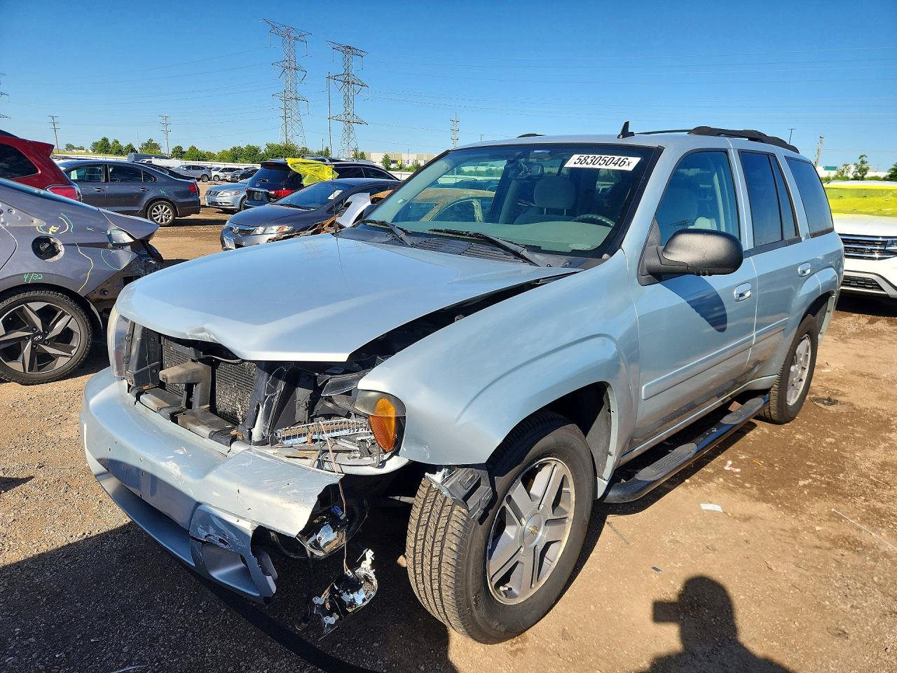 2007 Chevrolet TrailBlazer LS, VIN 1GNDT13S272155716 — Front end