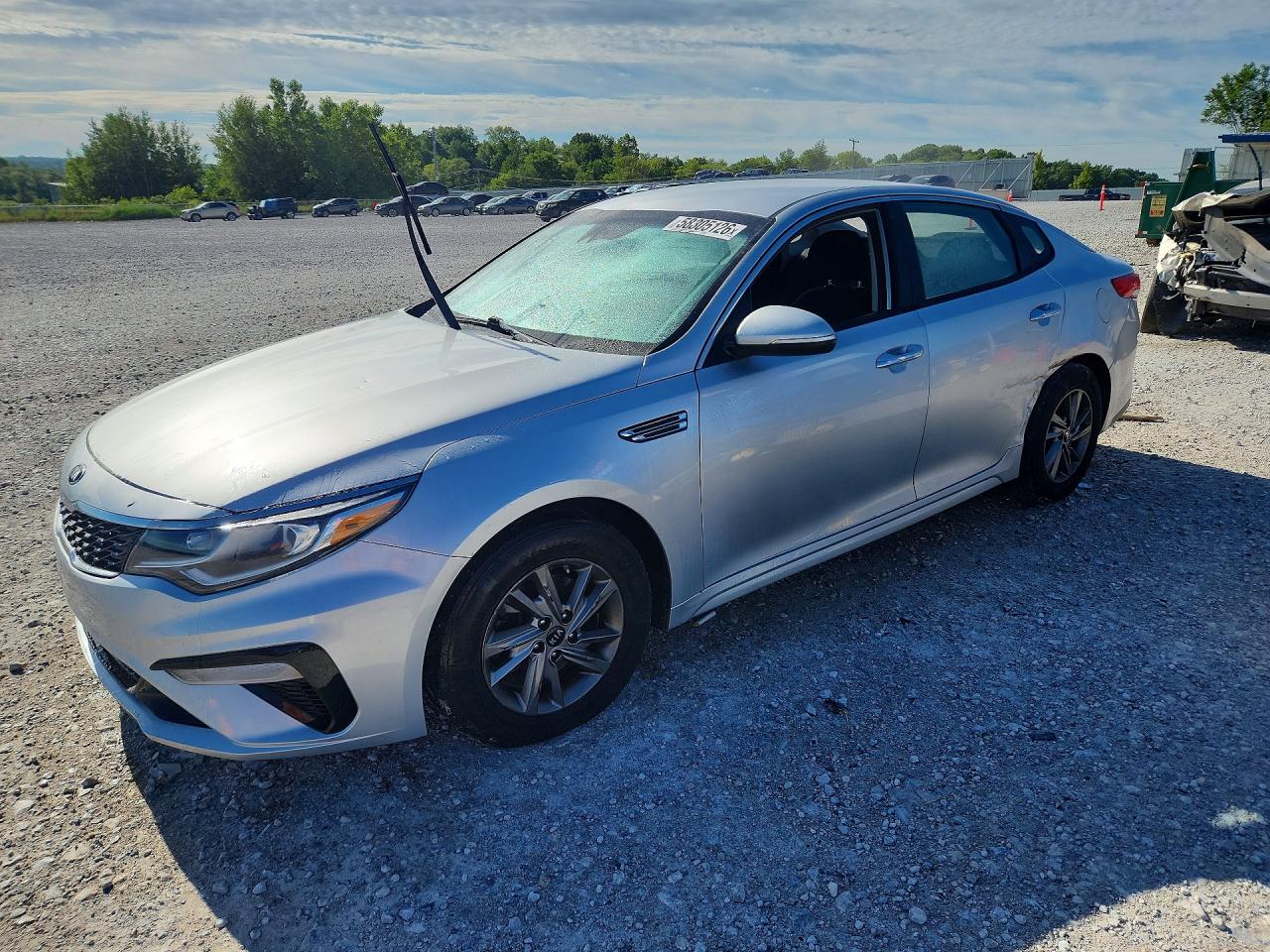 2019 Kia Optima LX, VIN 5XXGT4L31KG297753 — Front end