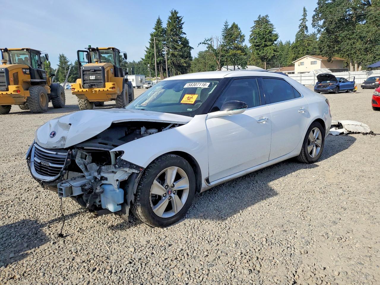 2011 Saab 9-5 Turbo4, VIN YS3GN4AR9B4000569 — Front end
