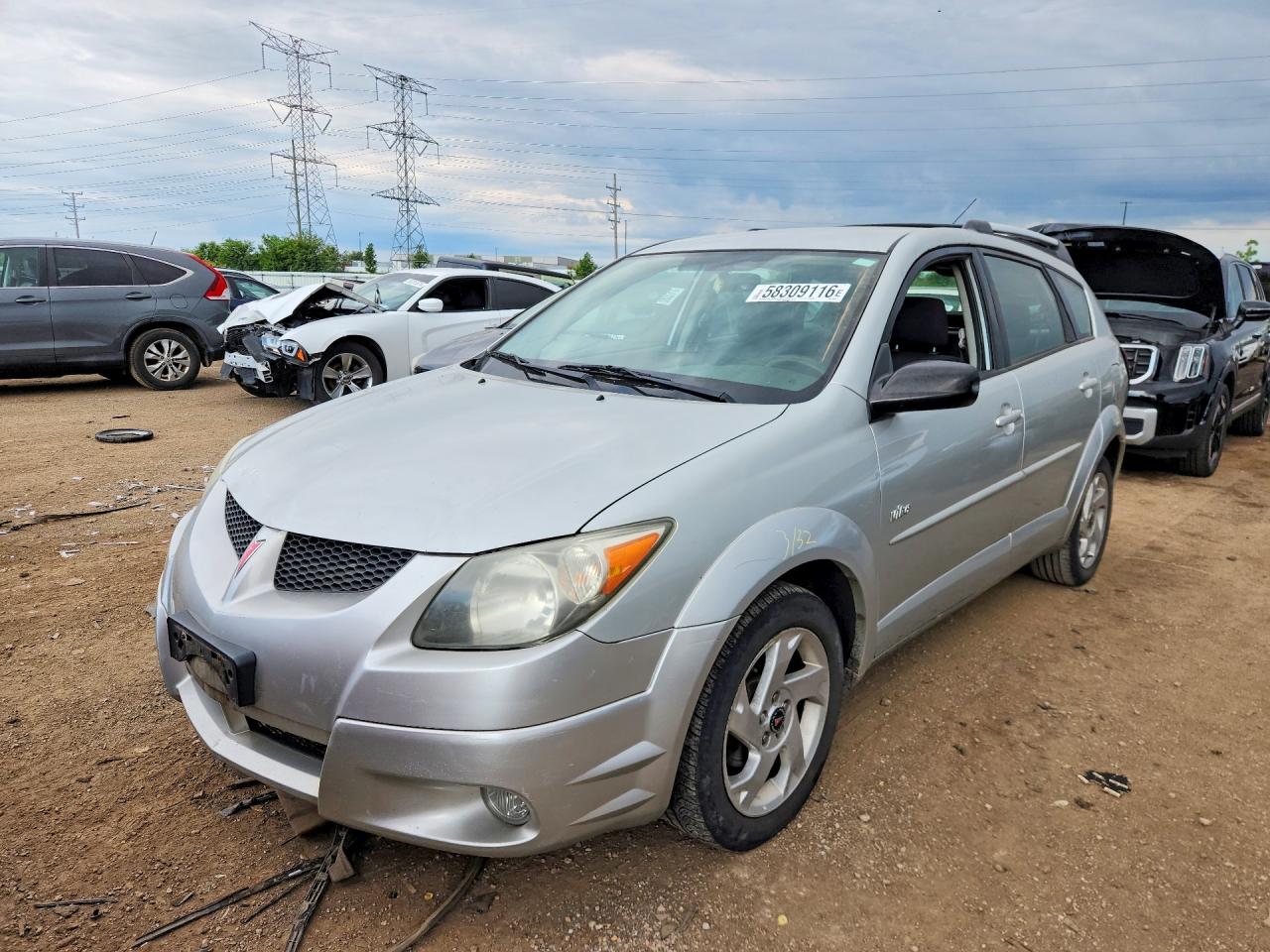 2003 Pontiac Vibe, VIN 5Y2SL628X3Z480800 — Зад
