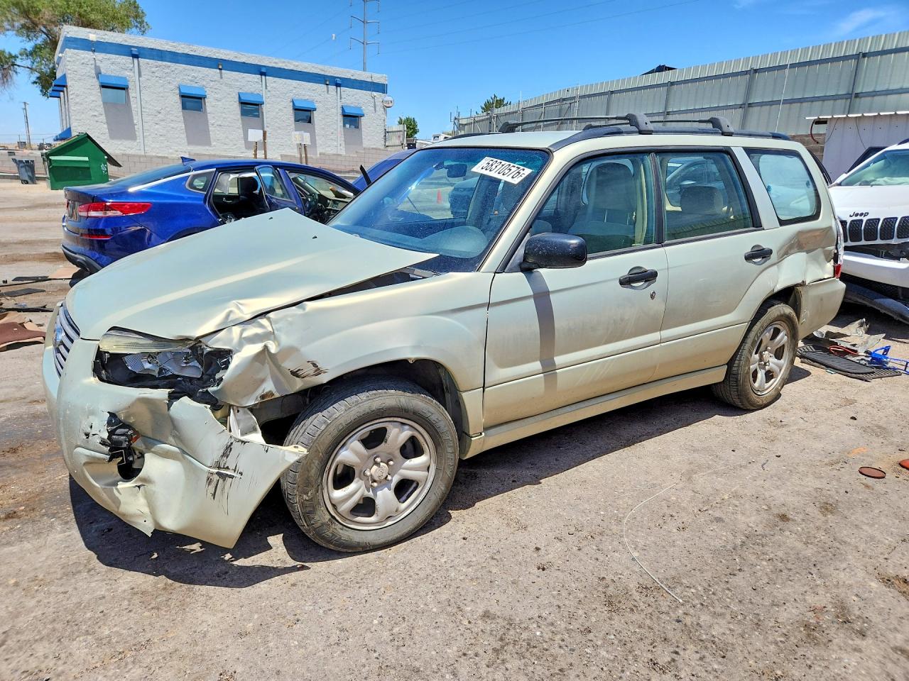 2007 Subaru Forester X, VIN JF1SG63677H746308 — Перед