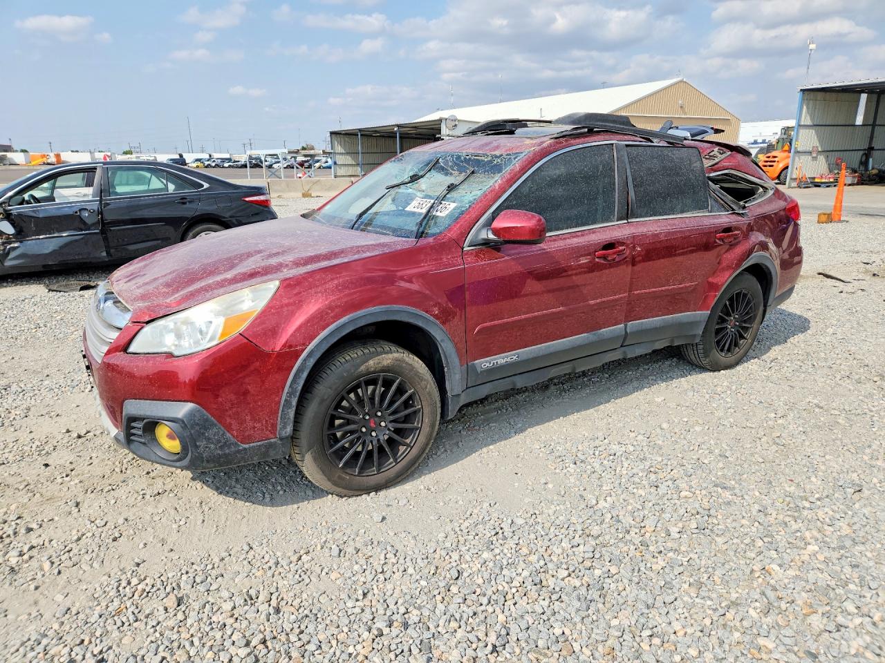 2014 Subaru Outback Limited, VIN 4S4BRDLC7E2274704 — Rollover