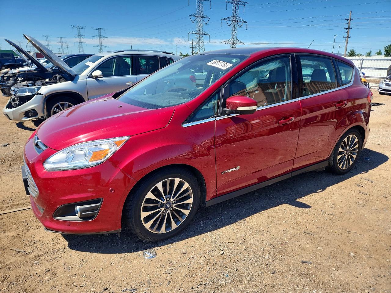 2017 Ford C-Max Titanium, VIN 1FADP5DU0HL115110 — Бок