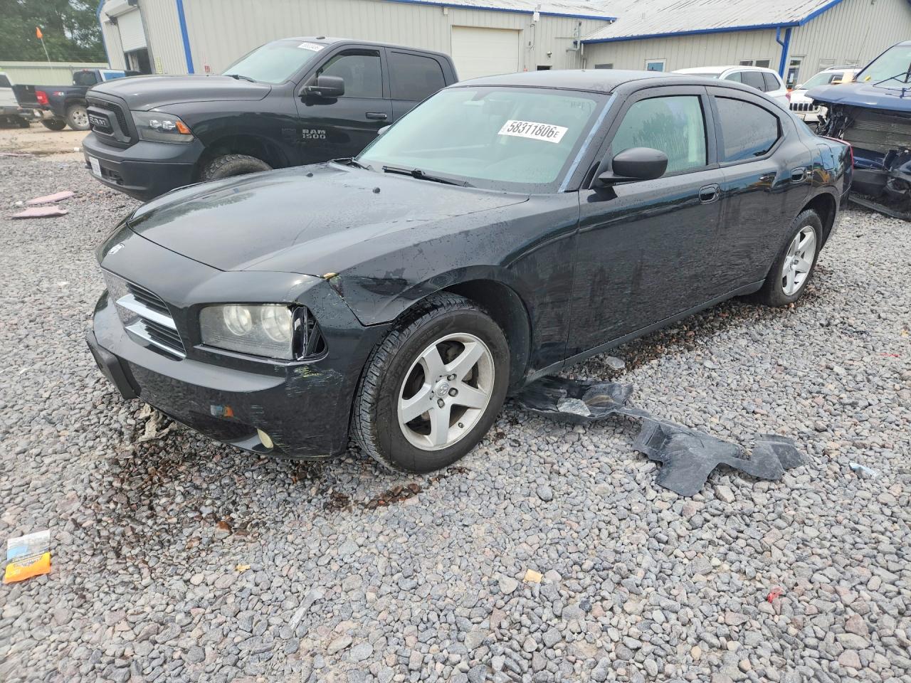 2009 Dodge Charger SXT, VIN 2B3KA33V79H522925 — Front end