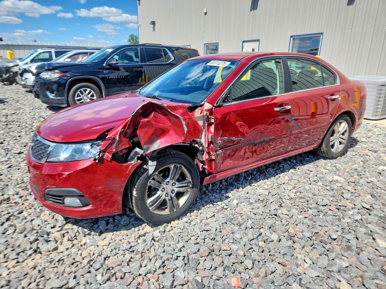 2010 Kia Optima SX, VIN KNAGH4A80A5451966 — Перед