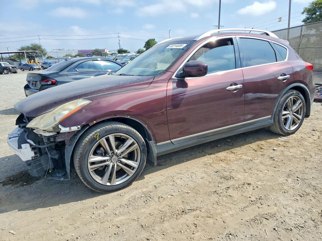 2012 Infiniti EX Journey, VIN JN1AJ0HP9CM400173 — Side