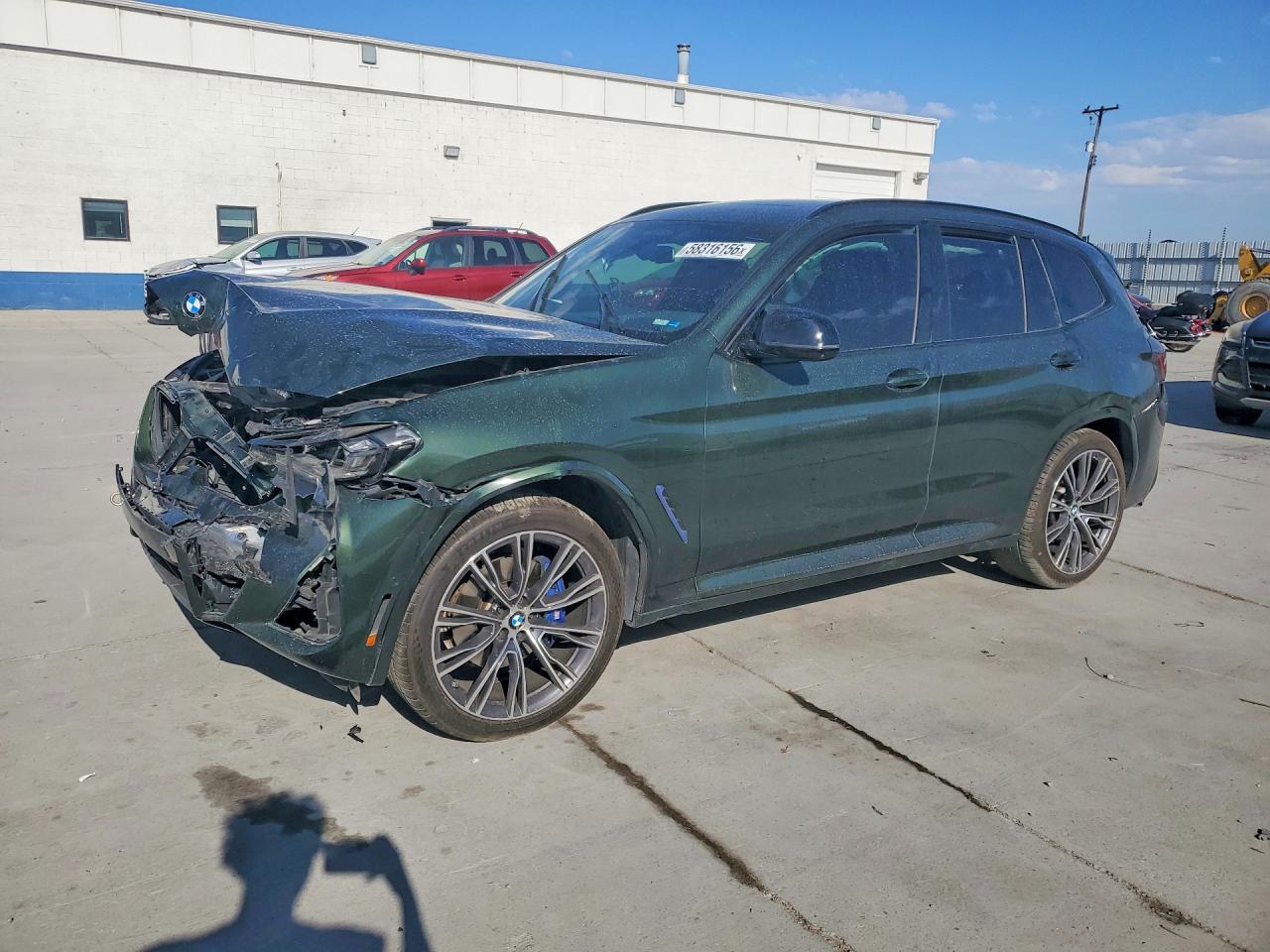 2022 BMW X3 M40i, VIN 5UX83DP03N9K79940 — Перед