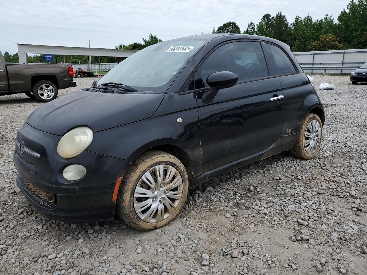 2014 FIAT 500 Pop, VIN 3C3CFFAR5ET165133 — Water / flood