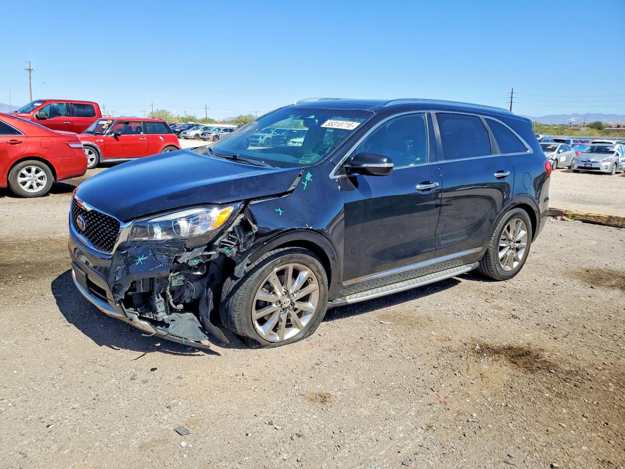 2016 Kia Sorento SXL, VIN 5XYPK4A52GG178670 — Undercarriage