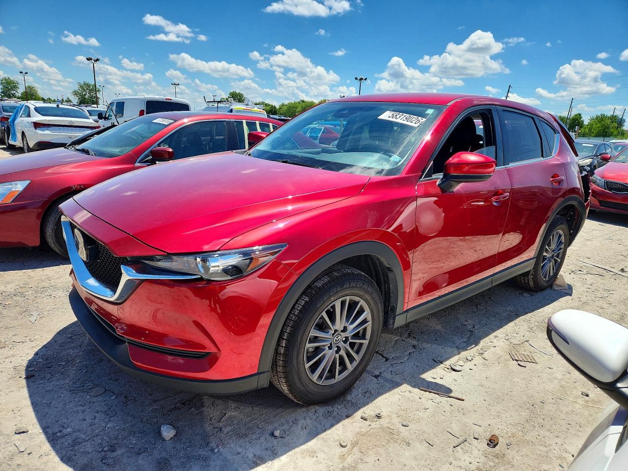 2020 Mazda CX-5 Touring, VIN JM3KFBCM8L0825782 — Rear end