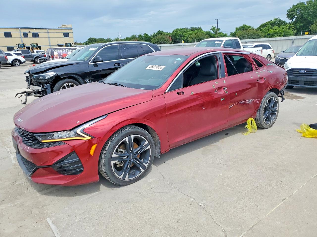 2022 Kia K5 GT-Line, VIN 5XXG64J28NG113608 — Rear end