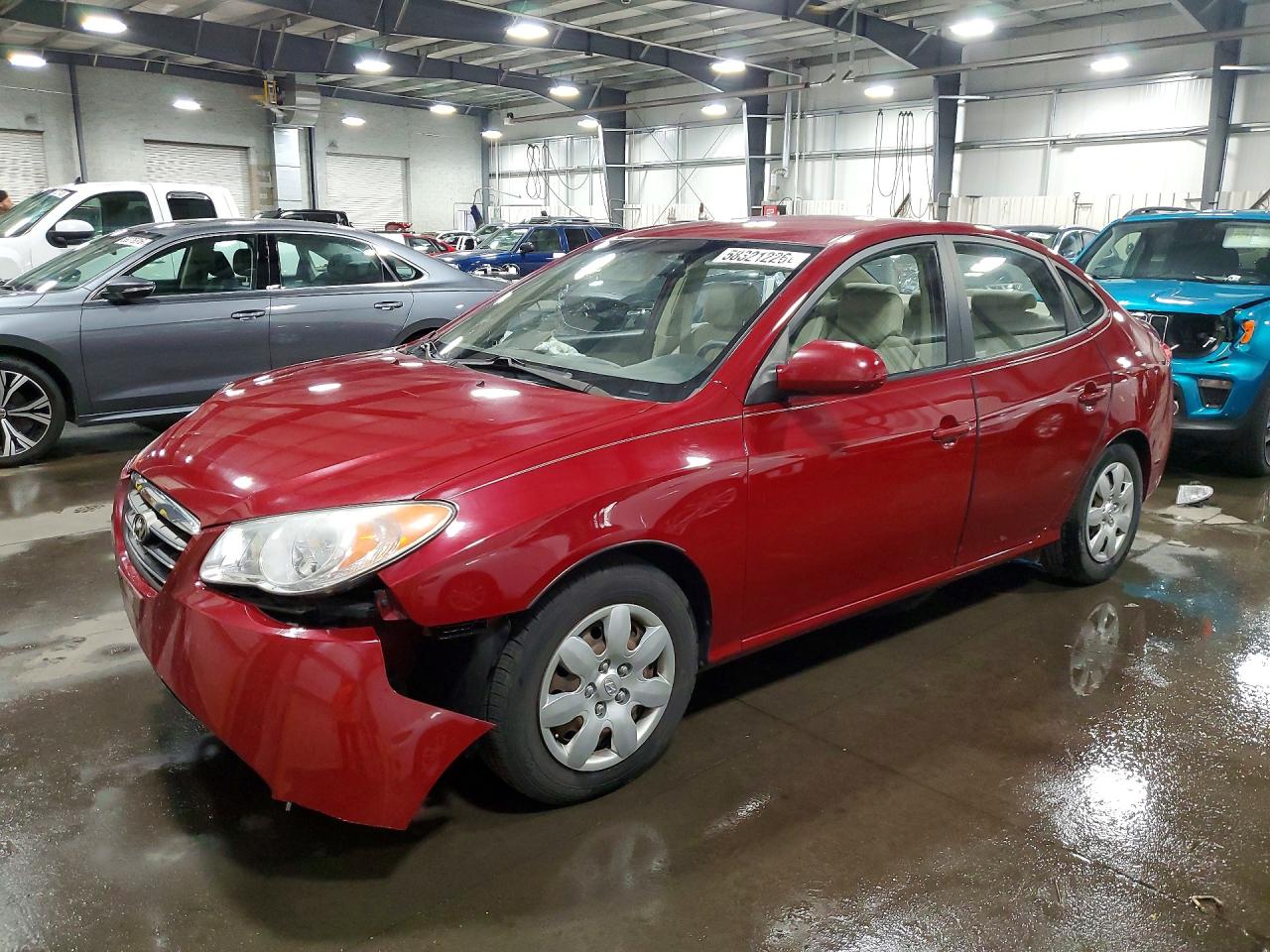 2007 Hyundai Elantra GLS, VIN KMHDU46D67U254821 — Перед