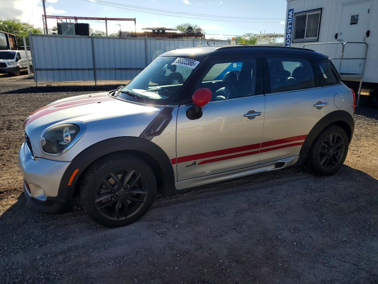 2012 MINI Countryman S, VIN WMWZC5C50CWL57826 — Зад