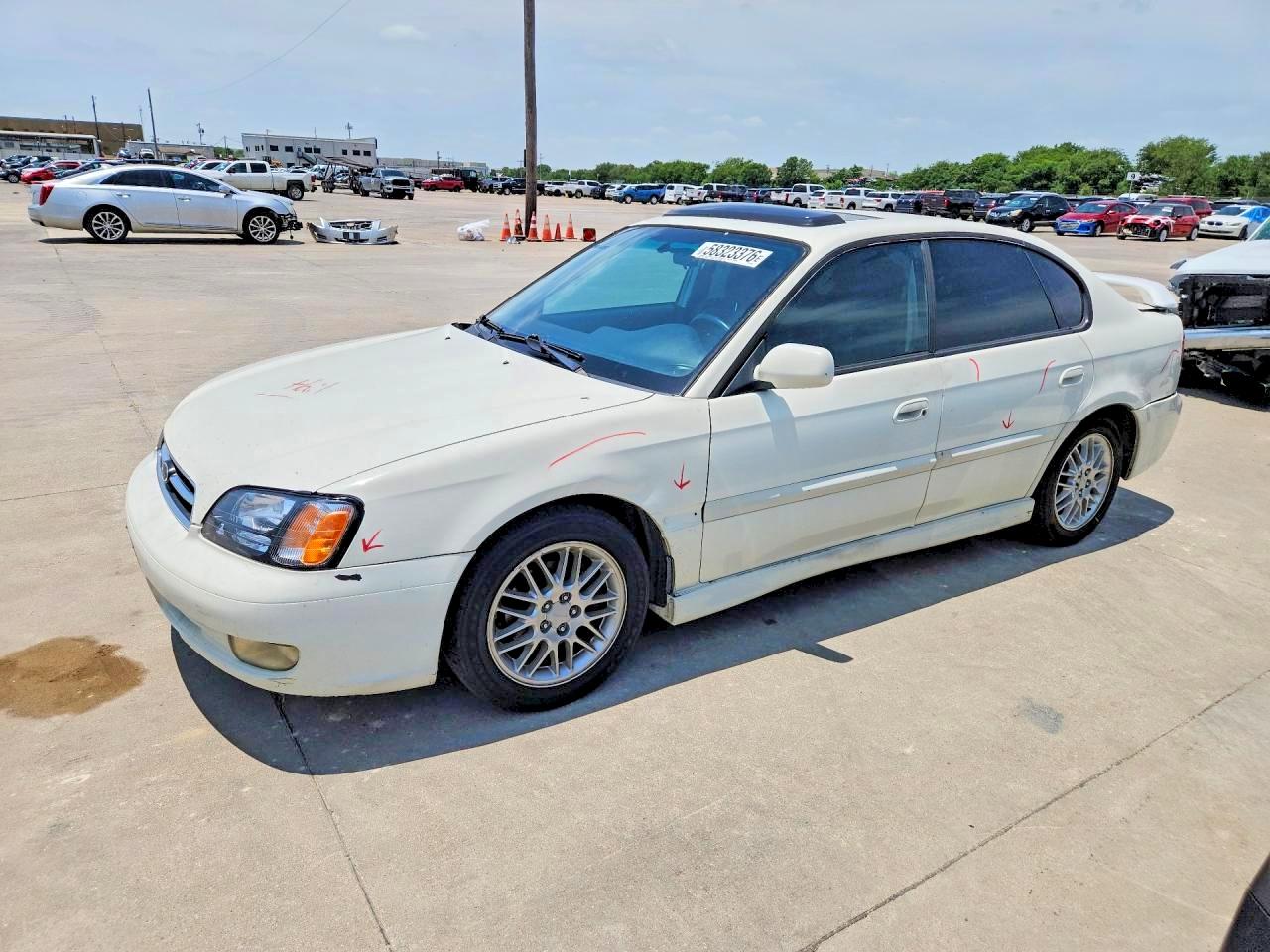2000 Subaru Legacy GT, VIN 4S3BE645XY6210195 — Зад