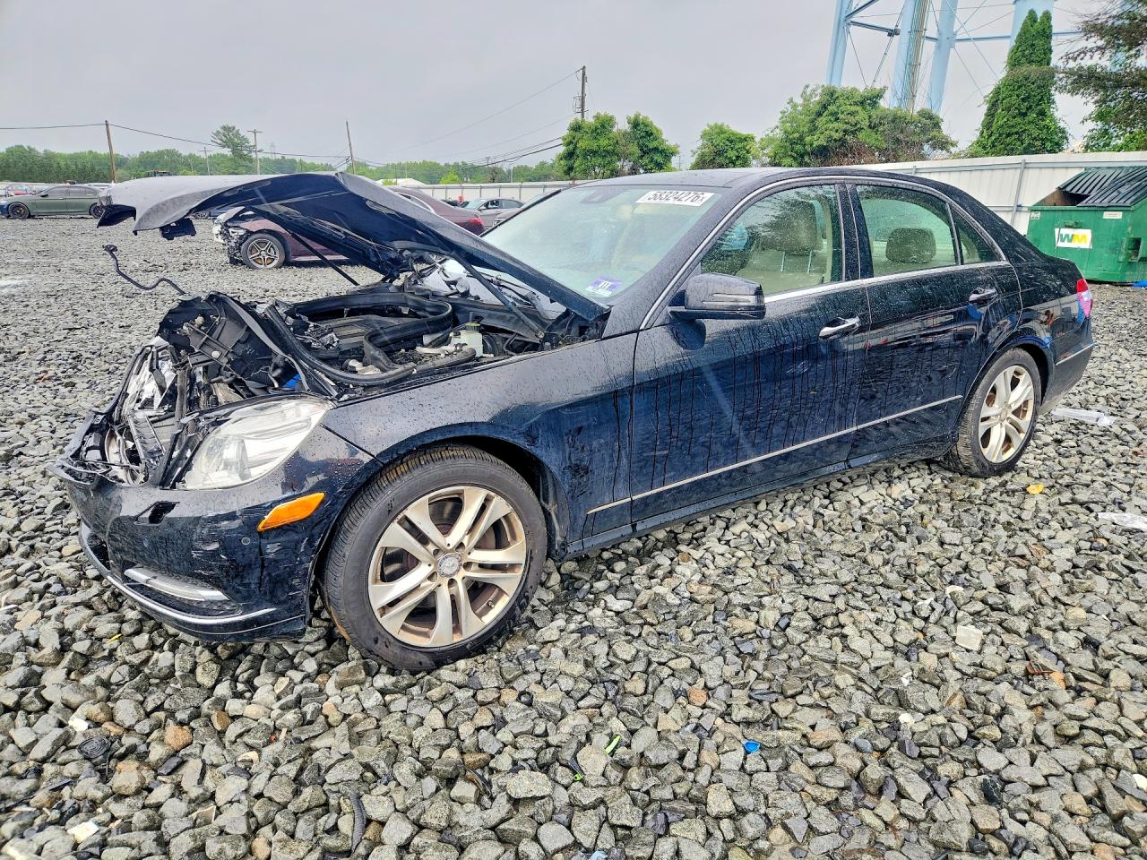 2011 Mercedes-Benz E 350 Luxury, VIN WDDHF8HB7BA485441 — Front end
