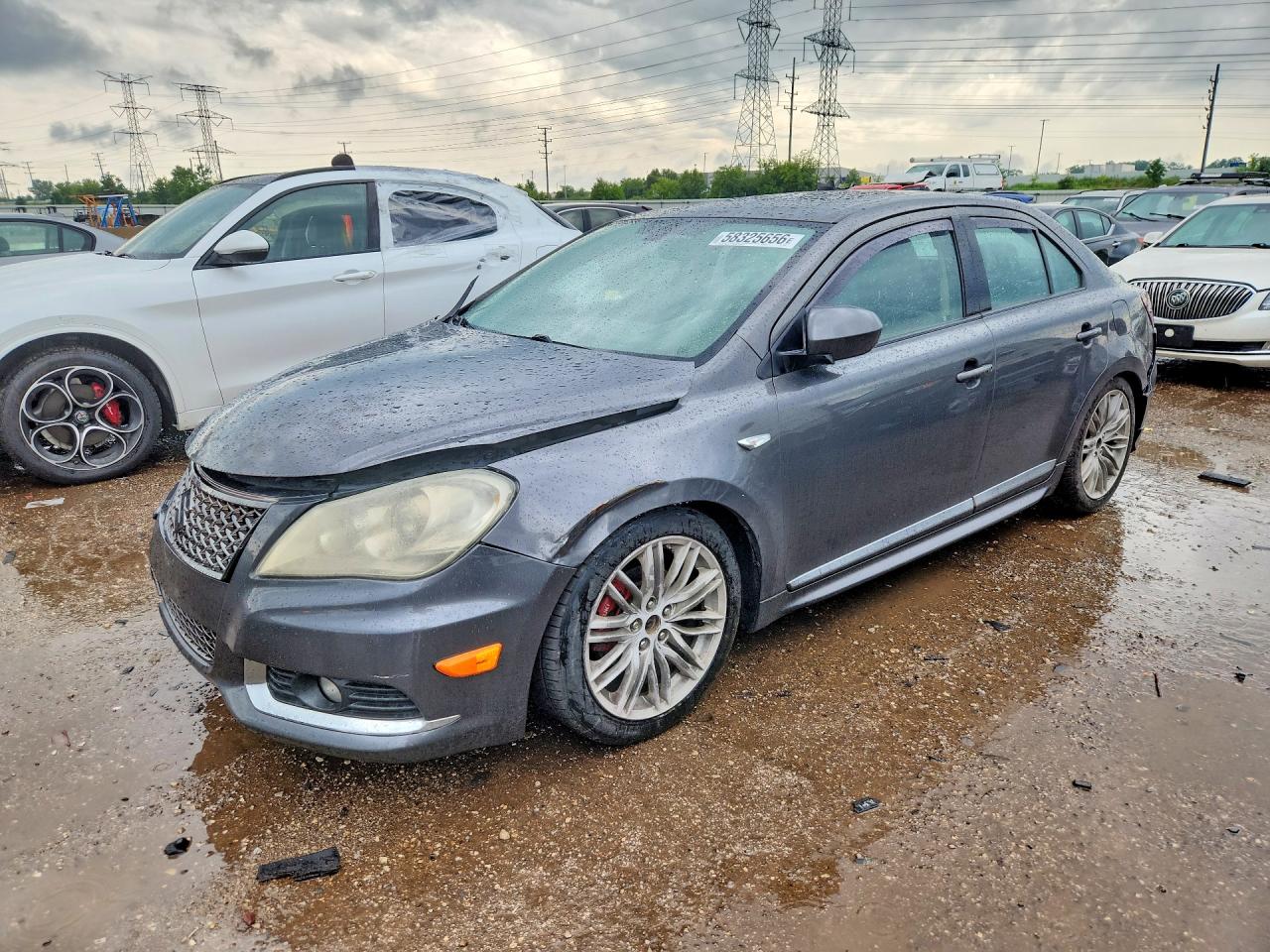 2011 Suzuki Kizashi SLS Sport, VIN JS2RF9A88B6110301 — Front end